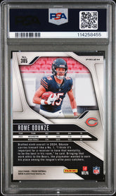 2024 Panini Prizm Rome Odunze #385 Green Wave PSA 9